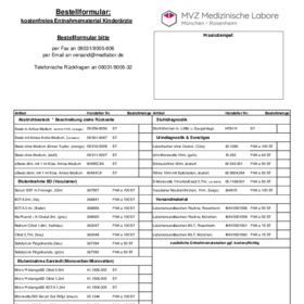 Bestellformular Kinderärzte