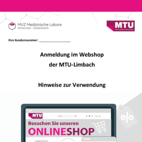 Leitfaden zur Anmeldung im Webshop