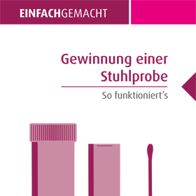 Gewinnung einer Stuhlprobe